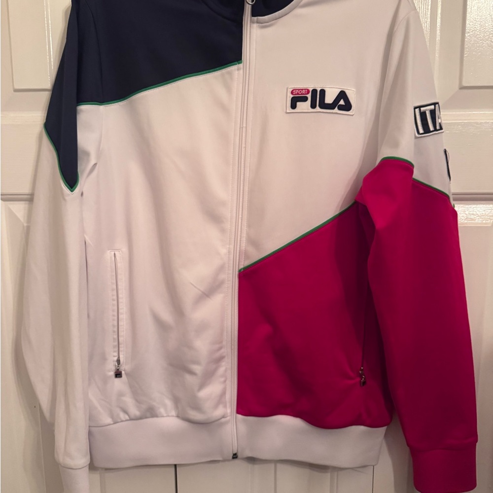 Fila Sport Red and Navy Jacket